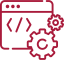 Monthly maintenance and support icon