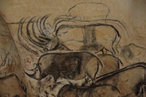 Cave paintings in France